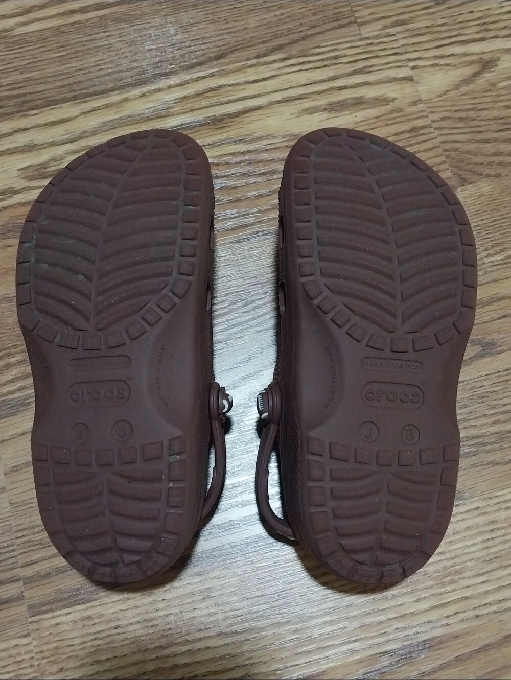 Crocs Football Clog Sandals Kids Size 3 Brown Crocs - Picture 7 of 9